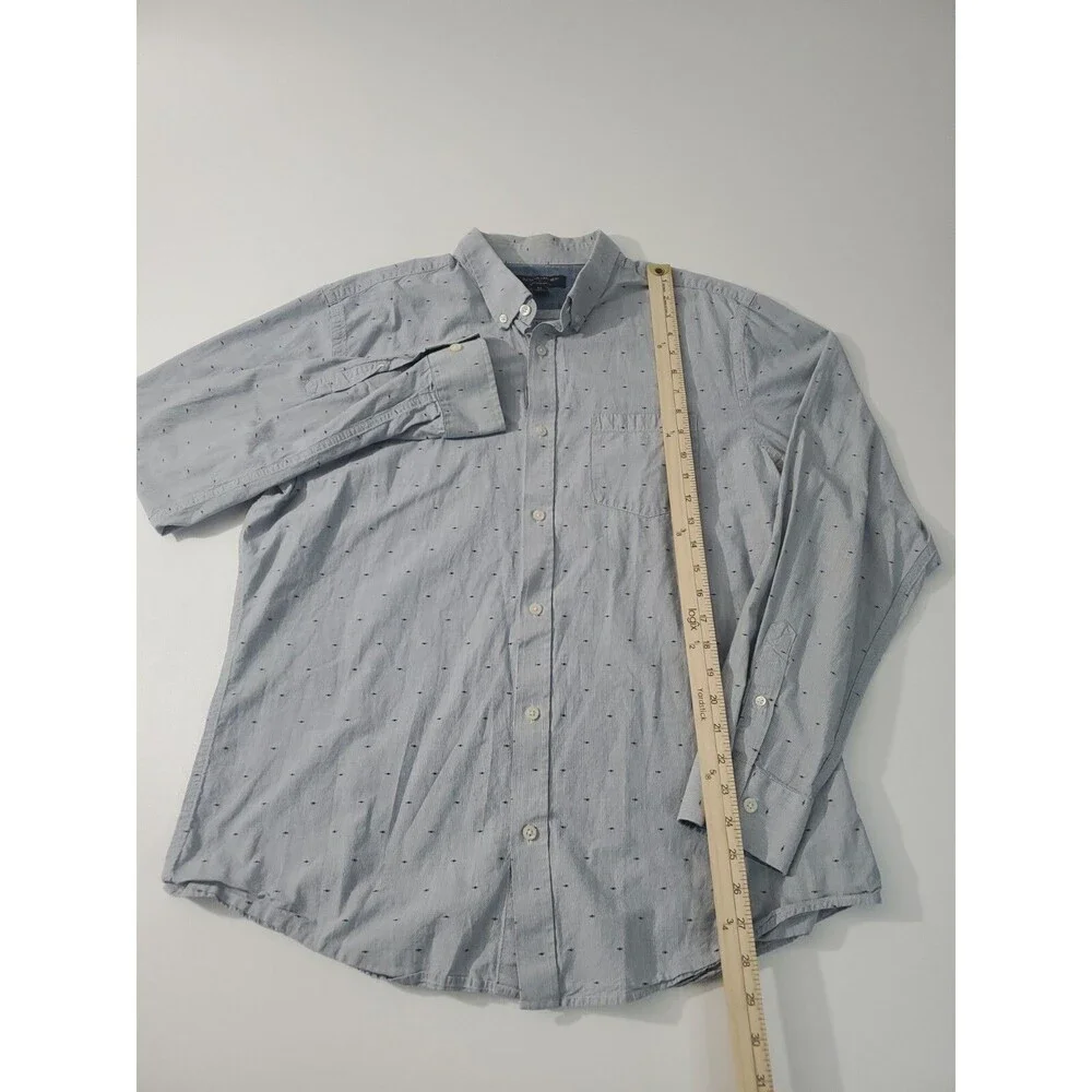 Banana Republic Men's Long Sleeve Button Up‎ Dress Shirt, XL